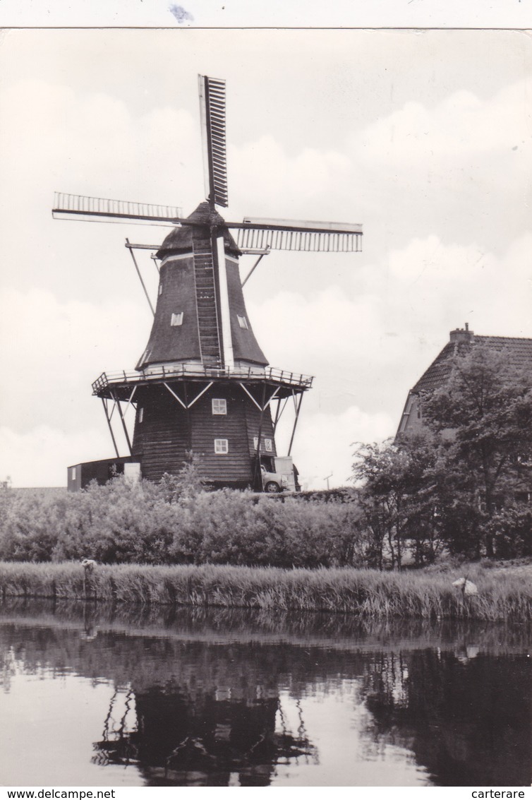 PAYS BAS,FRISE,FRIESLAND,DOKKUM,DOCKUM,MOULIN - Dokkum