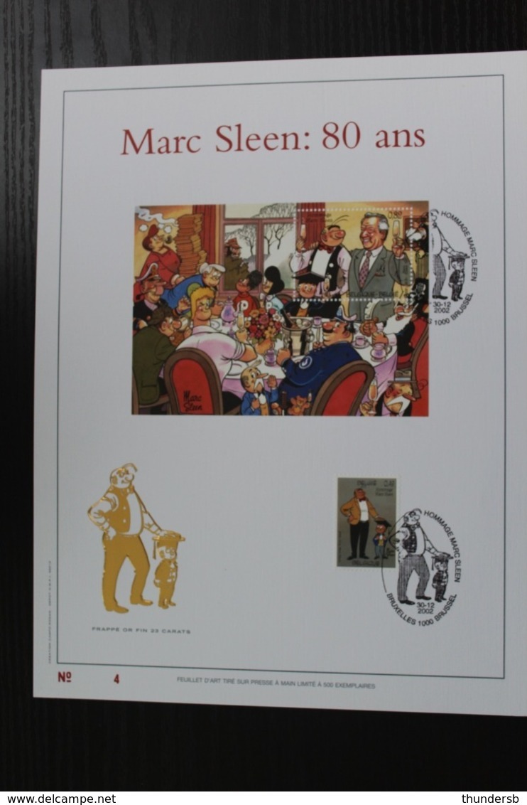 BL100 'Marc Sleen - Nero' - Feuillet D'Art - Tirage: 500 Exemplaires - Comics