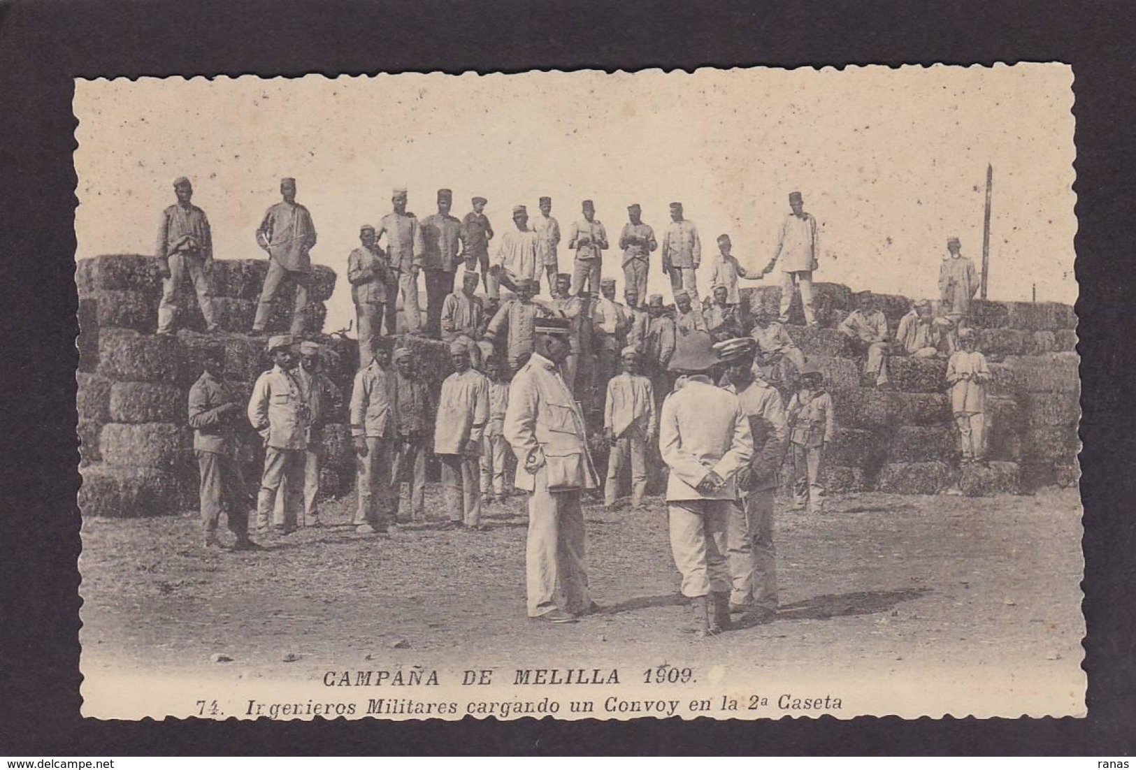 CPA Espagne Spania Campana De Melilla 1909 Non Circulé - Melilla