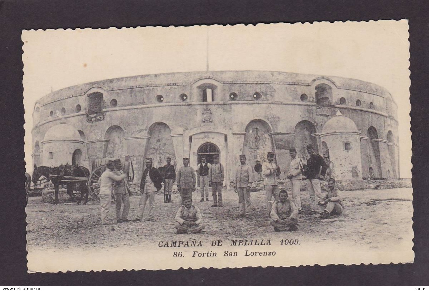 CPA Espagne Spania Campana De Melilla 1909 Non Circulé - Melilla