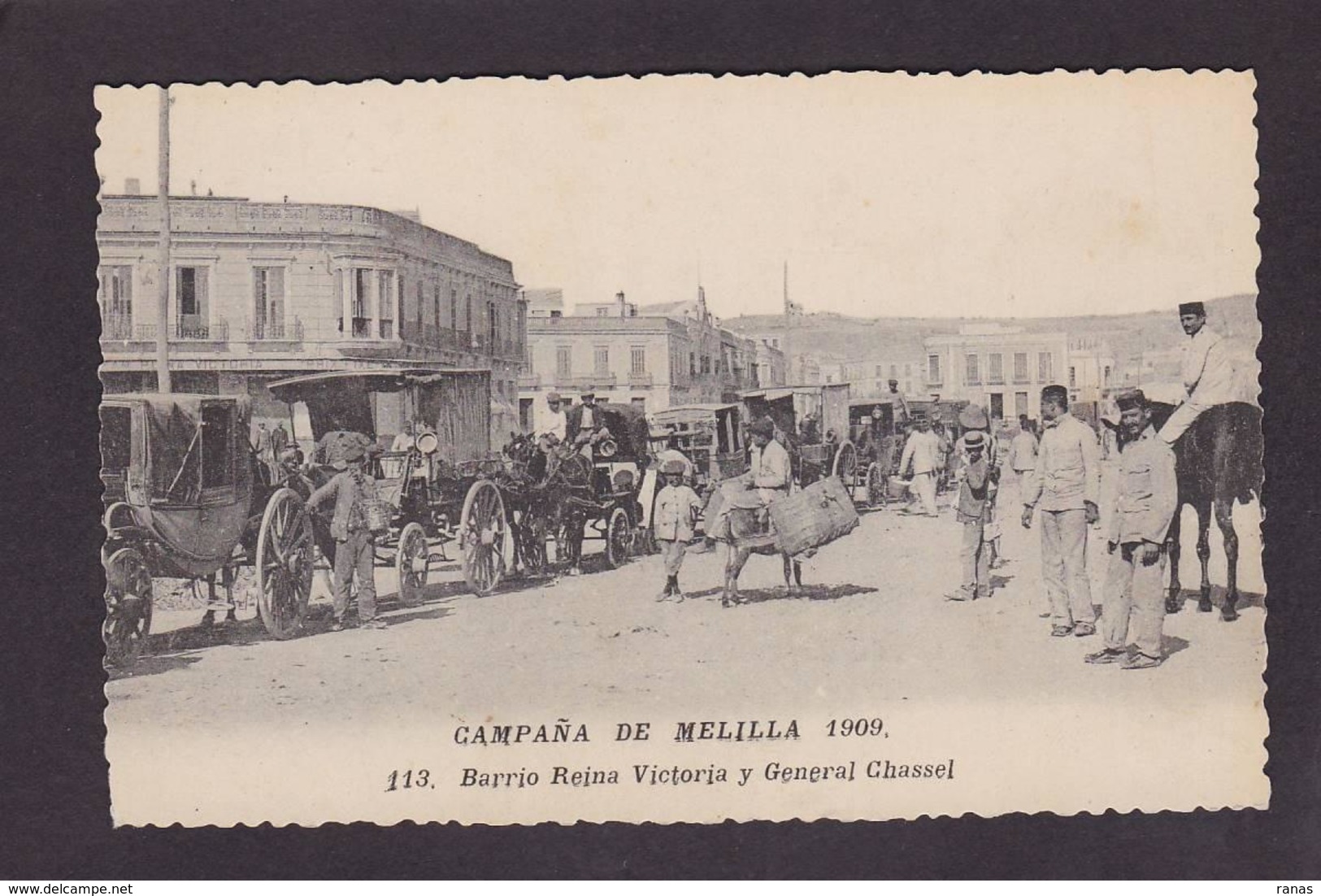 CPA Espagne Spania Campana De Melilla 1909 Non Circulé - Melilla