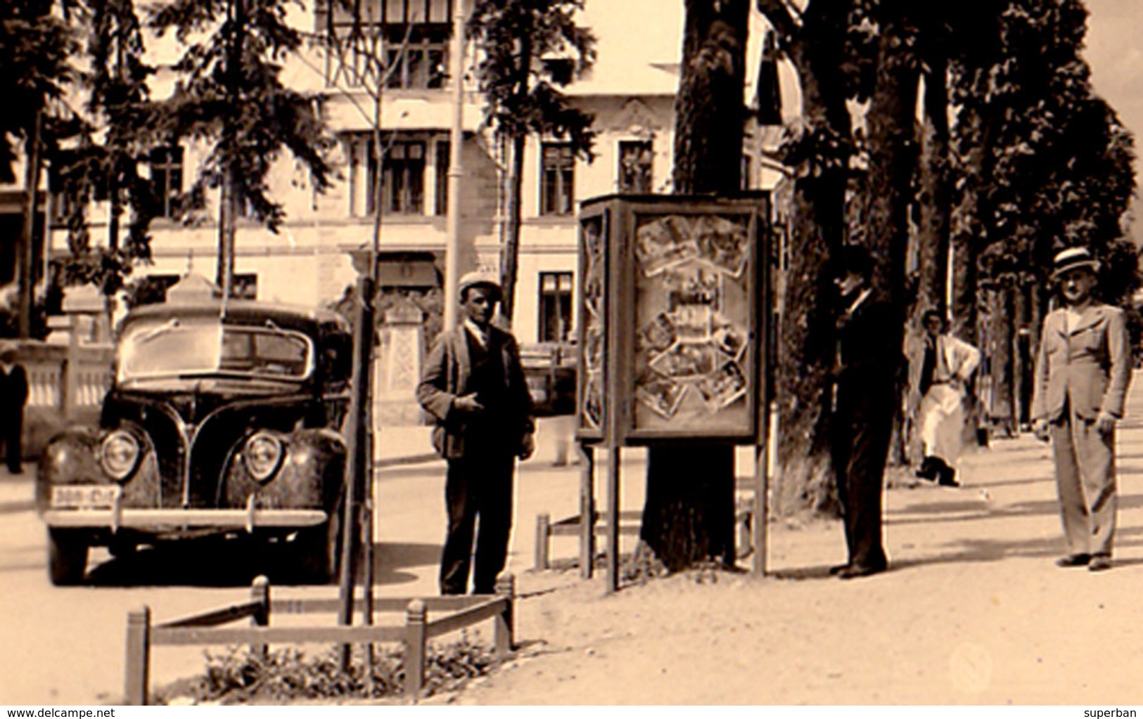 CÂMPULUNG MUSCEL / ARGES : BULEVARDUL - CARTE VRAIE PHOTO / REAL PHOTO POSTCARD ~ 1940 - '941  (ae224) - Romania