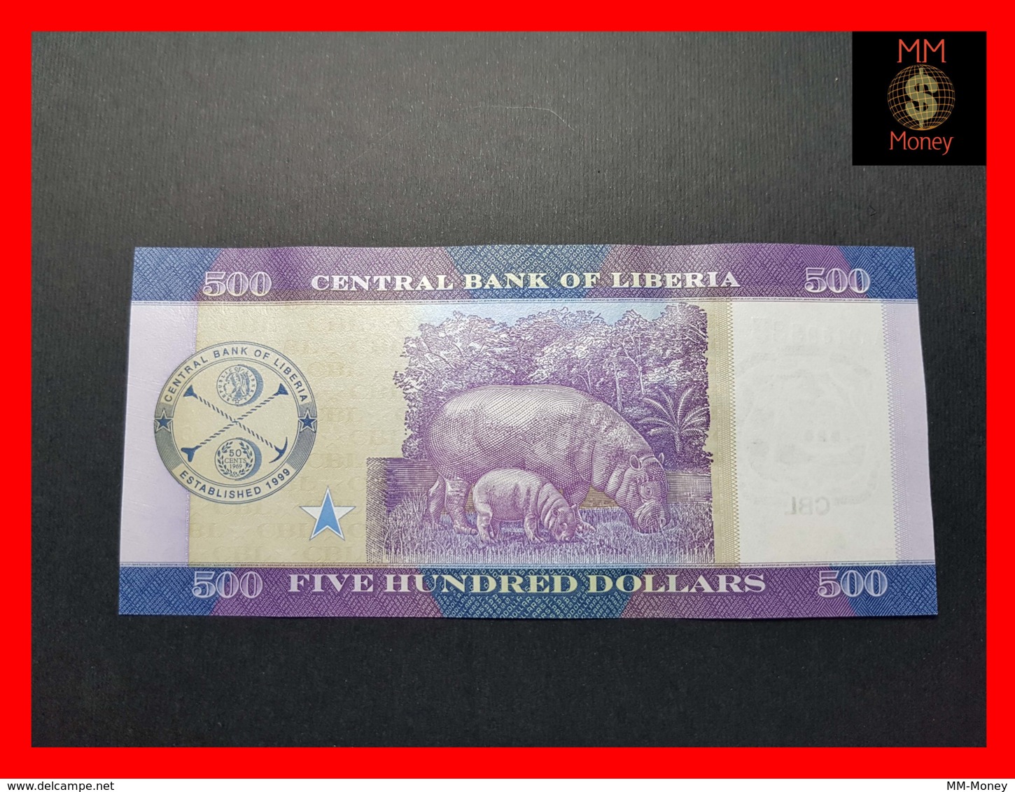 LIBERIA 500 $  2016  P. 36  UNC - Liberia