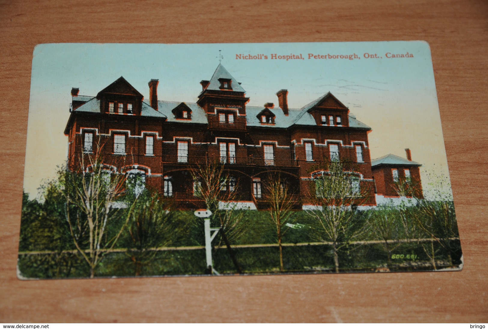 2802-          CANADA, ONTARIO, PETERBOROUGH, NICHOLL'S HOSPITAL - 1912 - Peterborough