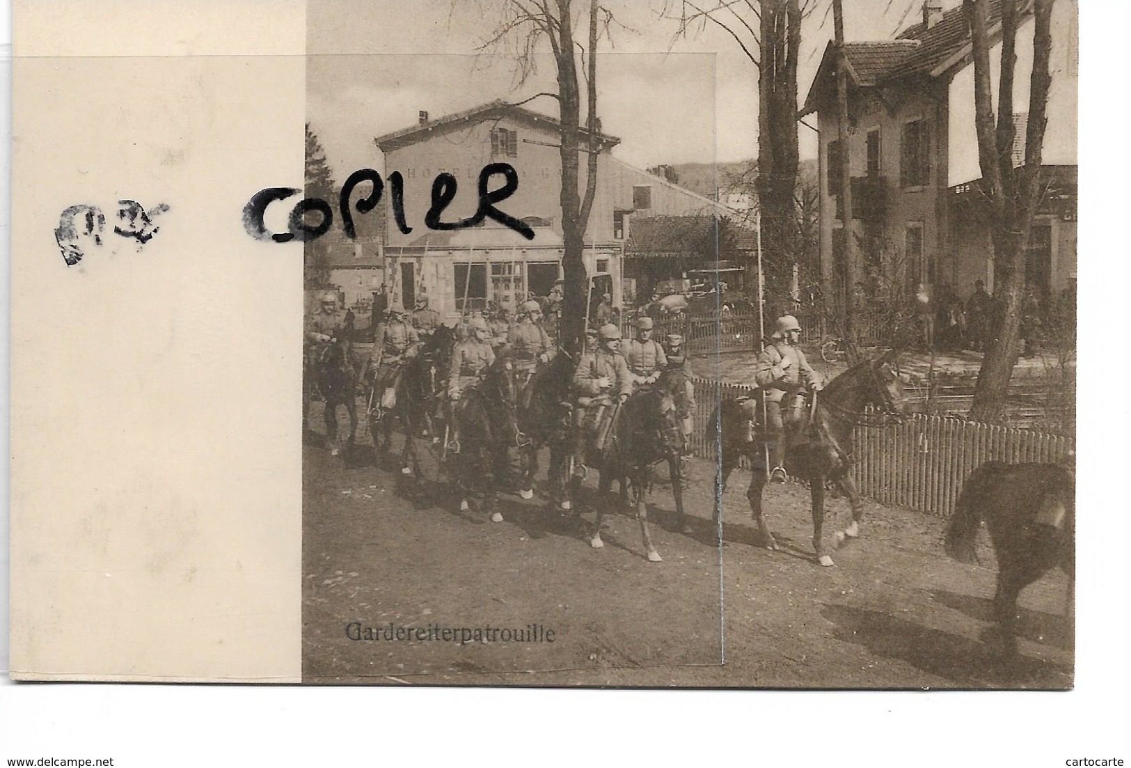 54 CIREY GARDERREITERPATROUILLE   SOLDATS ALLEMANDS - Cirey Sur Vezouze