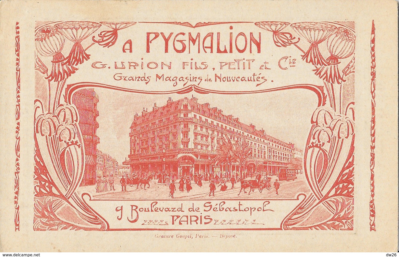 Publicité Grands Magasins A. Pygmalion Paris - Illustration Les Maîtres Chanteurs De Nuremberg (Opéra) - Reclame