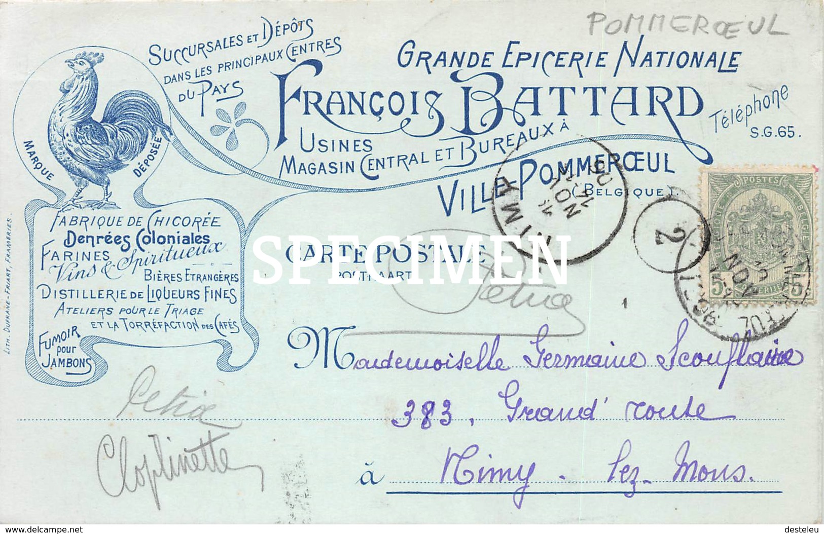 Grand Epicerie Nationale - François Battard - Ville-Pommerœul - Bernissart