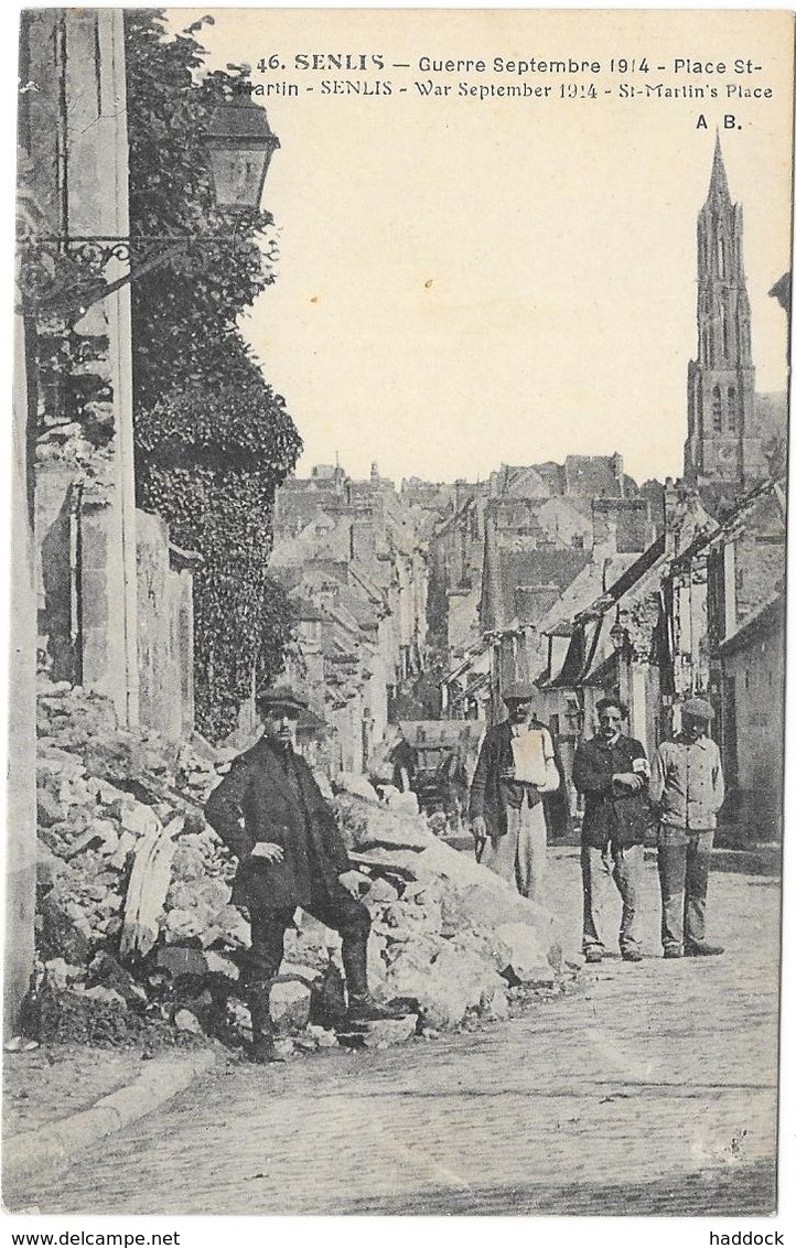 SENLIS : PLACE SAINT MARTIN - Senlis