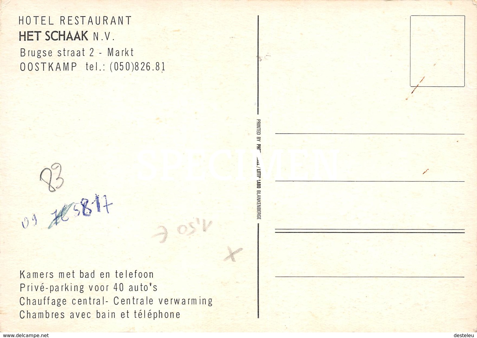 Hotel Restaurant Het Schaak - Oostkamp - Oostkamp