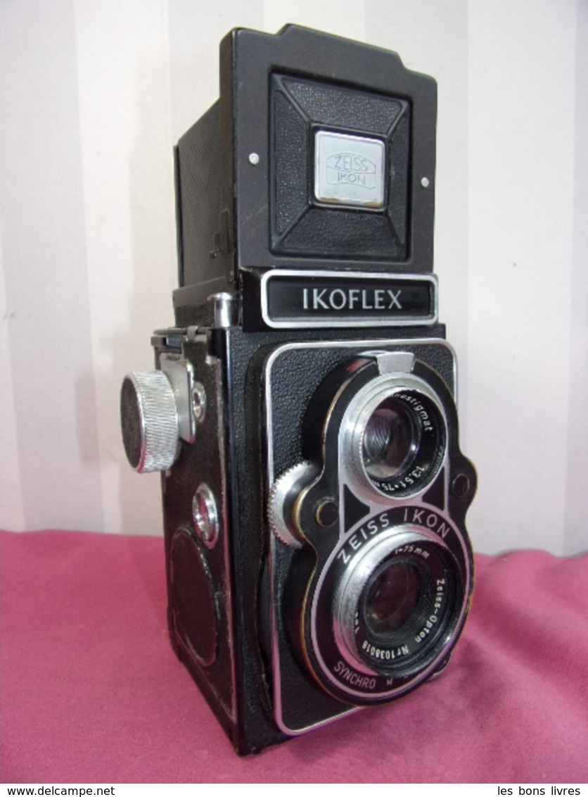 Appareil Photo Ikoflex " Zeiss Ikon " Syncro & Compur + Sacoche. ( Rare ) - Appareils Photo