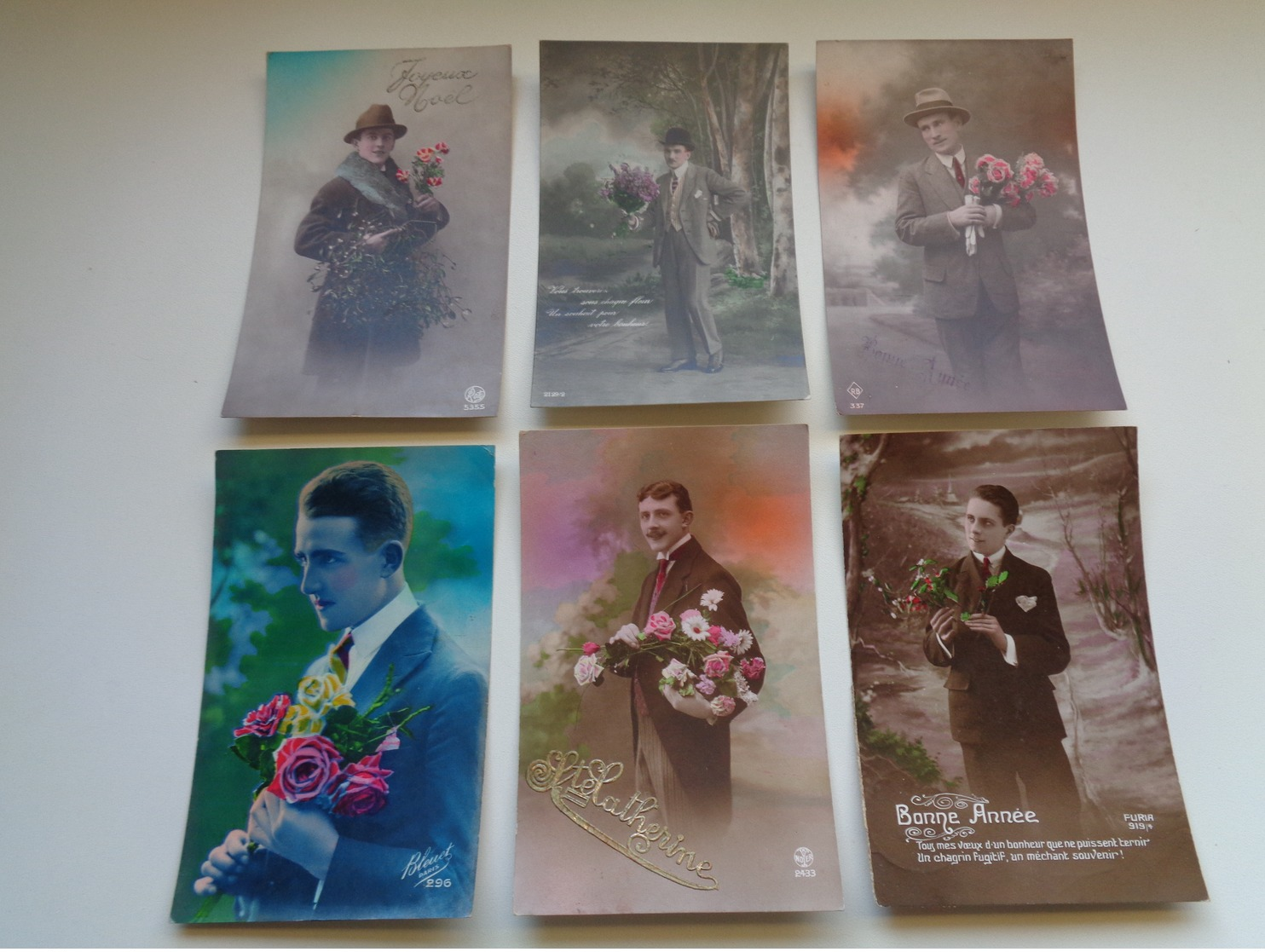 Beau Lot De 60 Cartes Postales De Fantaisie  Hommes  Homme   Mooi Lot 60 Postkaarten Van Fantasie Mannen Man -  60 Scans - 5 - 99 Cartes