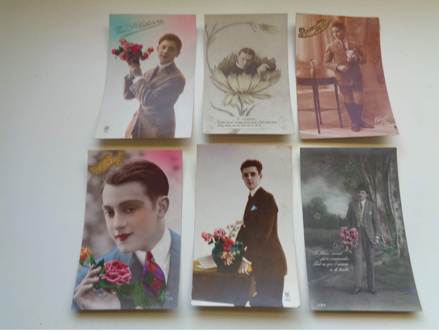 Beau Lot De 60 Cartes Postales De Fantaisie  Hommes  Homme   Mooi Lot 60 Postkaarten Van Fantasie Mannen Man -  60 Scans - 5 - 99 Cartes