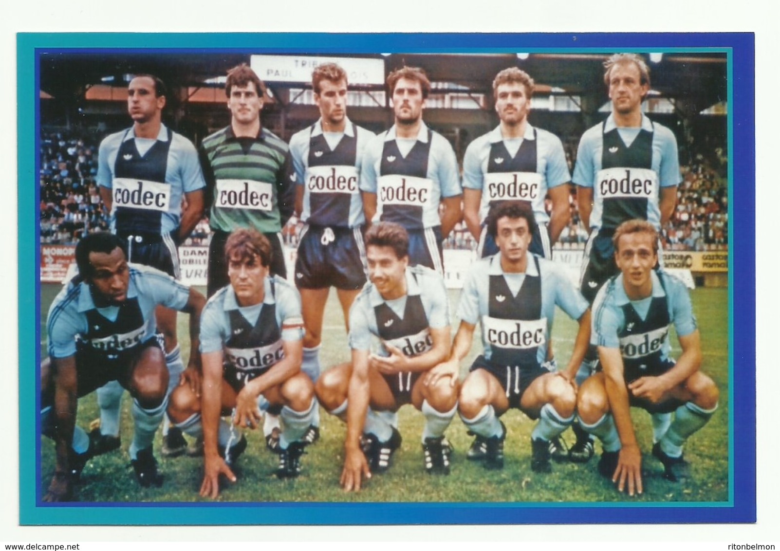 Le Havre HAC équipe De Football Team Saison 1985/86 - Football