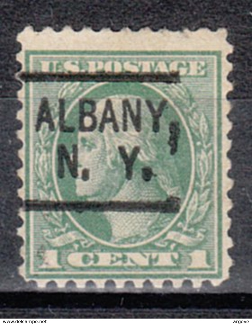 USA Precancel Vorausentwertung Preo, Locals New York, Albany L-4 E, Offset - Vorausentwertungen