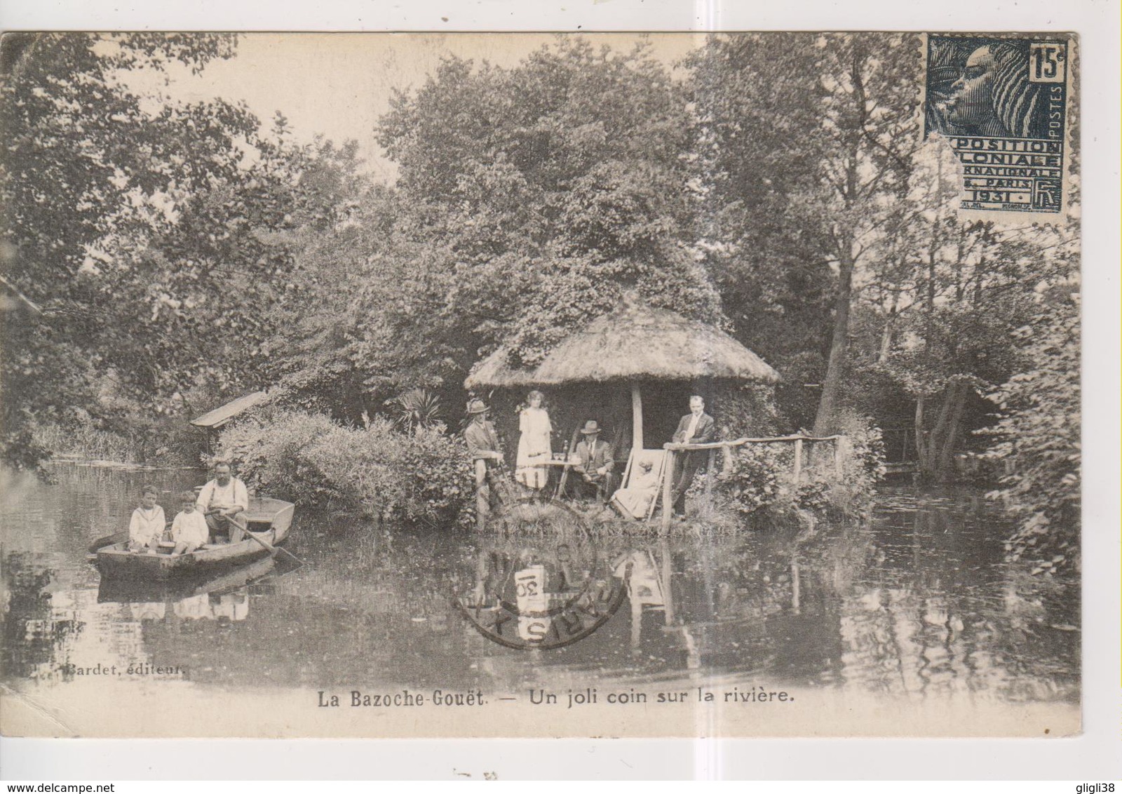 CPA-28-Eure Et Loir- LA BAZOCHE-GOUET- Un Joli Coin Sur La Rivière- - Sonstige & Ohne Zuordnung