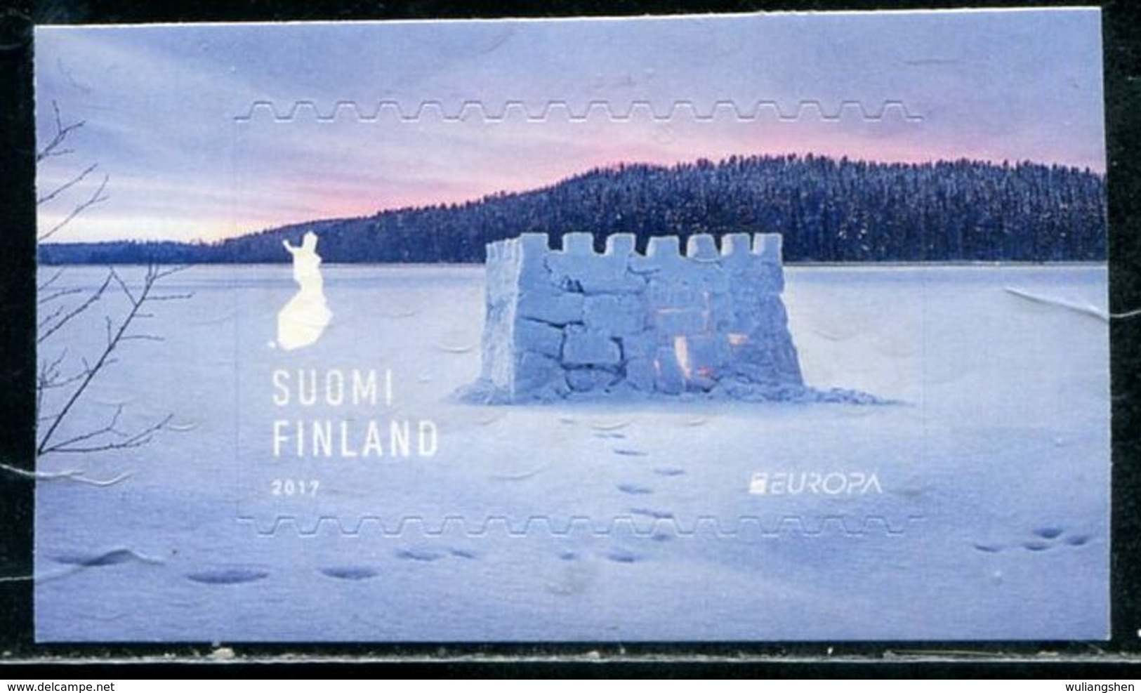 XB0251 Finland 2017 Europa Snow Snow Castle 1V MNH - Unused Stamps