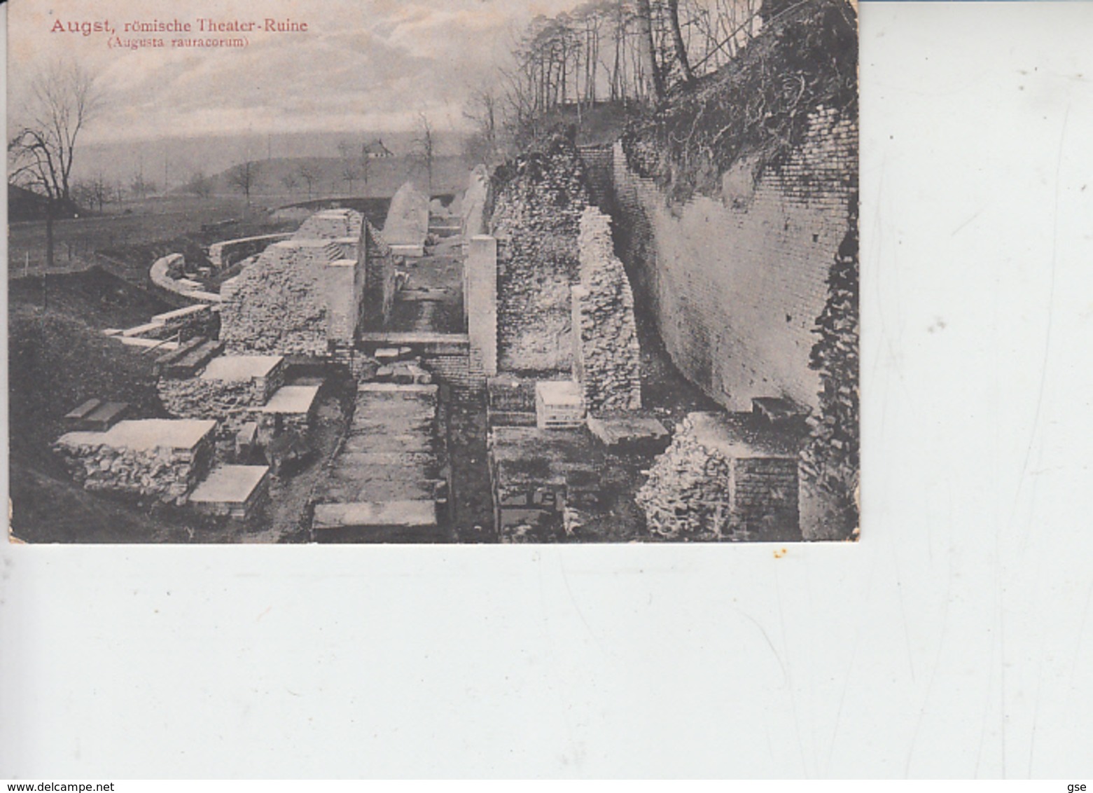 SVIZZERA 1906 - AUGST - Romische Theter-Ruine - Augst