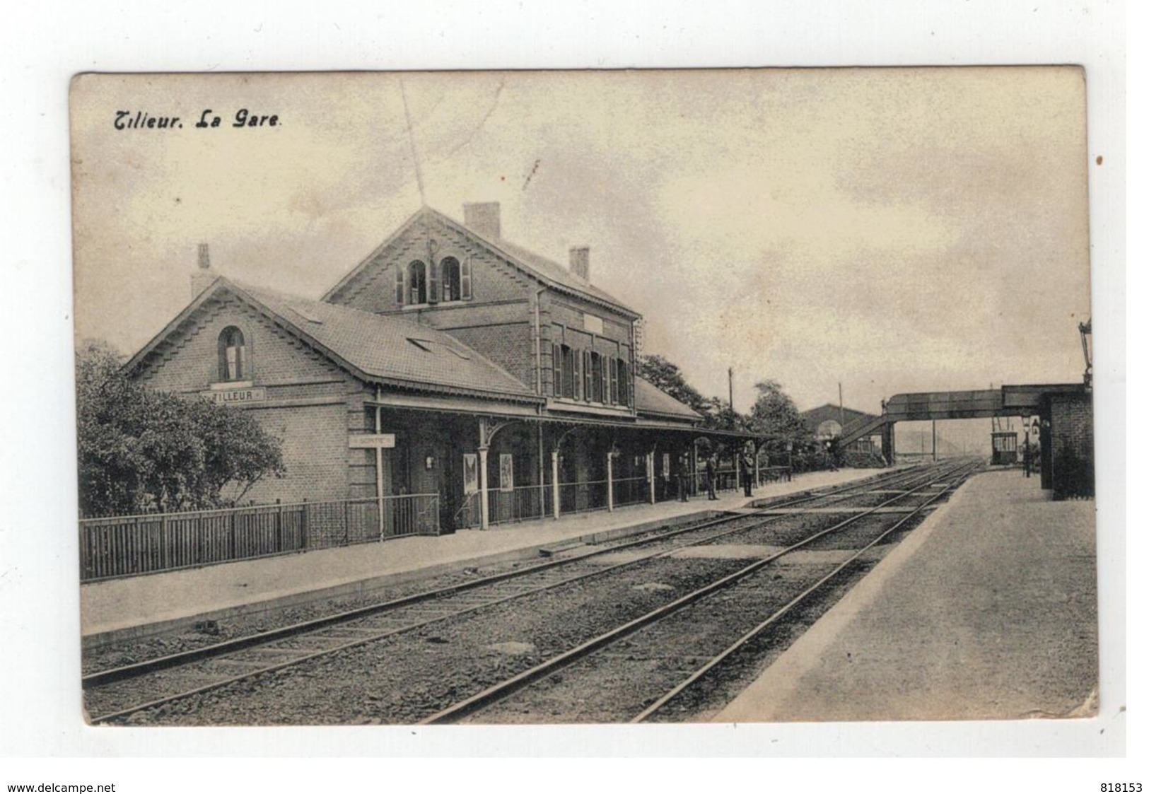 Tilleur  La Gare 1912 - Saint-Nicolas