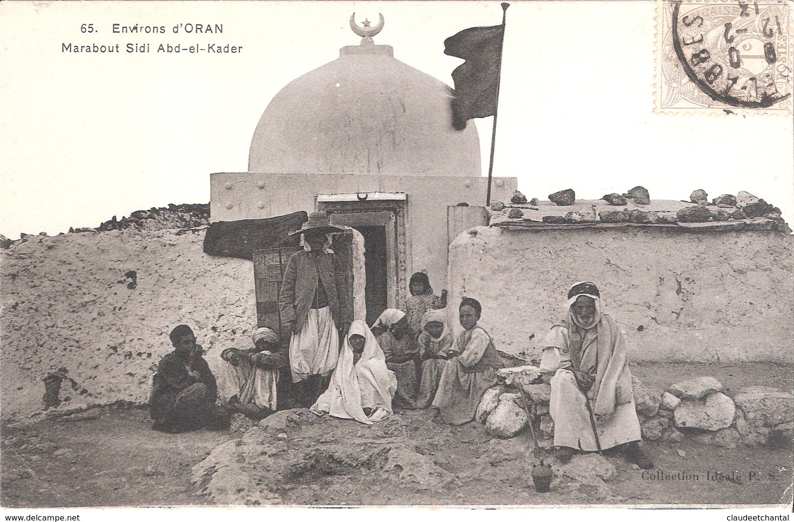 CP D'Algérie Oran : Marabout  Sidi-Abd-el-Kader. - Oran