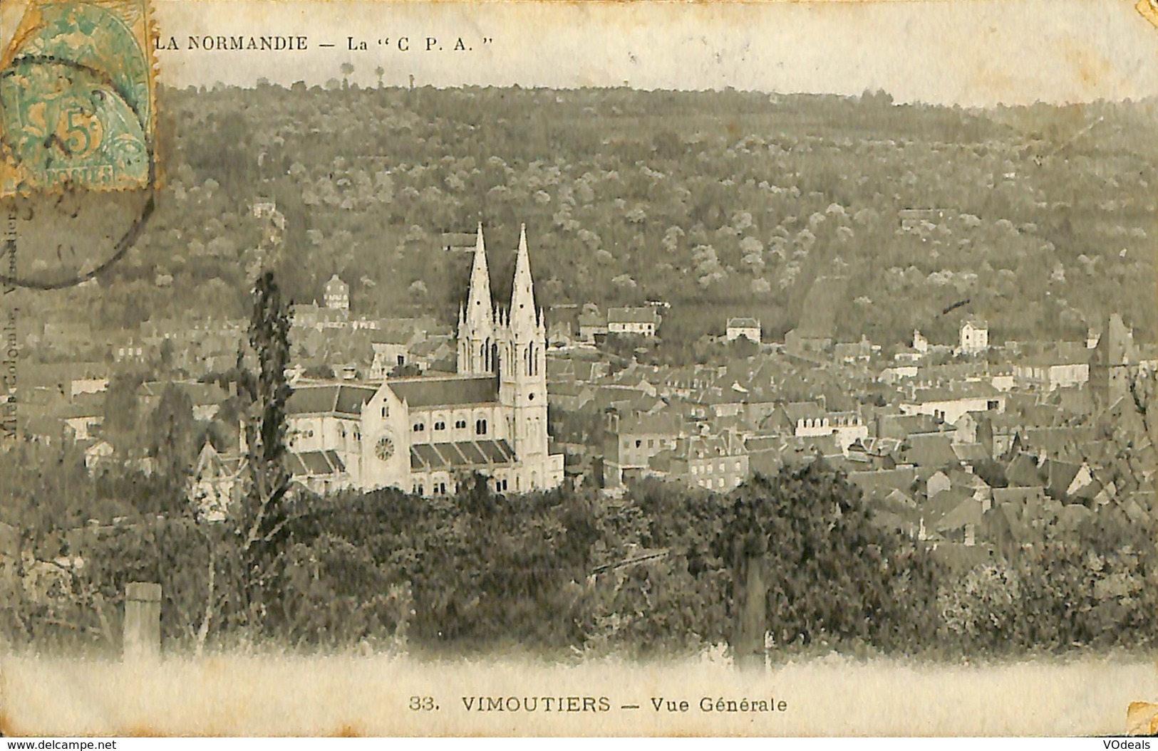 CPA - France - (61) Orne - Vimoutiers - Vue Générale - Vimoutiers