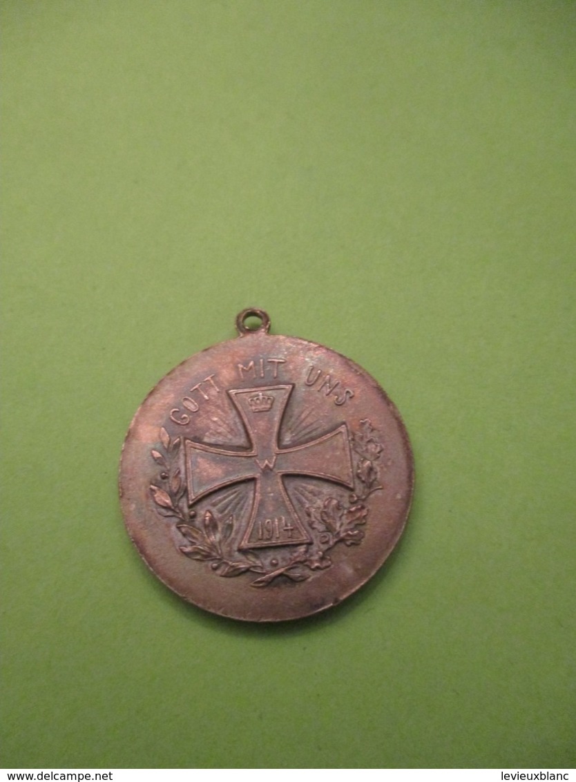 Médaille Patriotique/Deutsches Reich-Osterreich Tragbare Medaille/Einig Und Stark/Gott Mit Uns/1914    MED354 - Allemagne