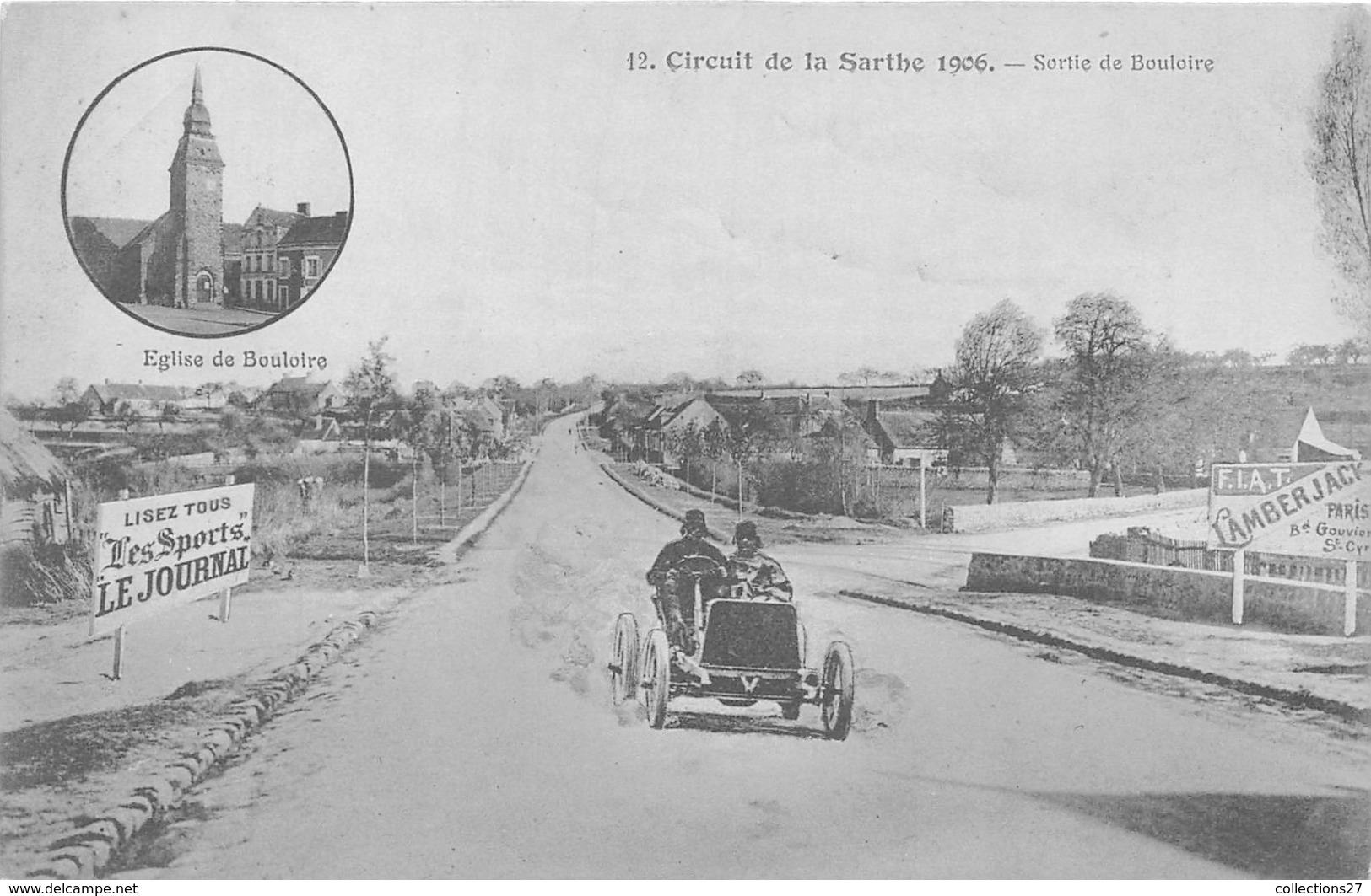 72-BOULOIR- CIRCUIT DE LA SARTHE, SORTIE DE BOULOIRE - Bouloire