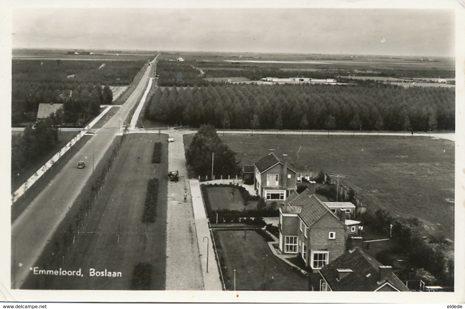 Real Photo Emmeloord , Boslaan Aerial View - Emmeloord