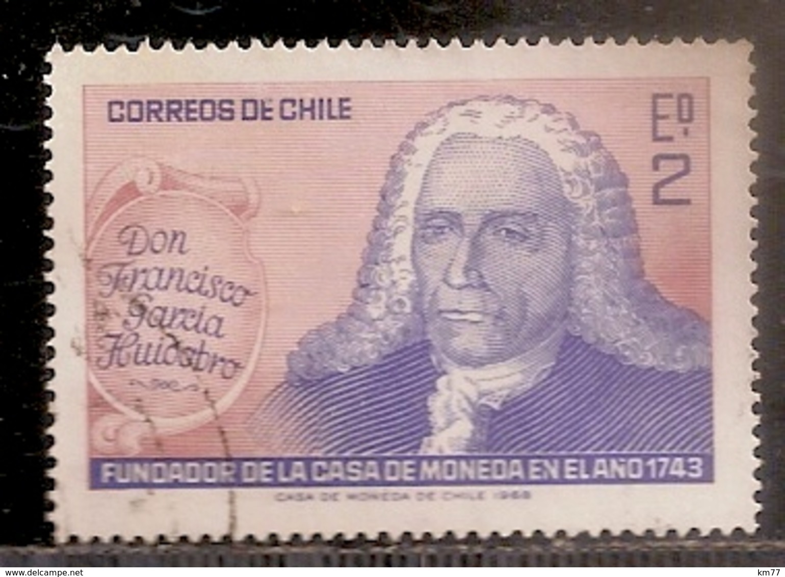 CHILI OBLITERE - Chile