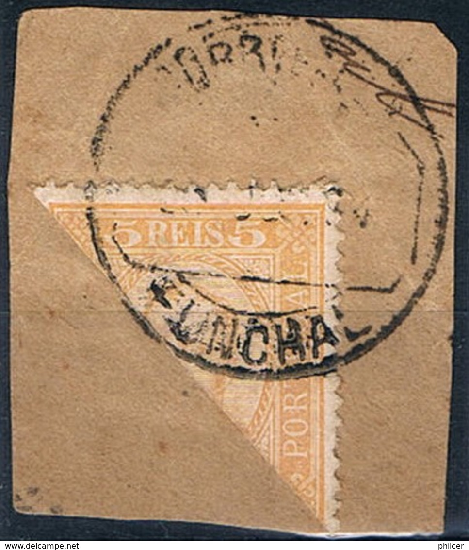 Funchal, 1892/3, # 1, Bipartido, Used - Funchal