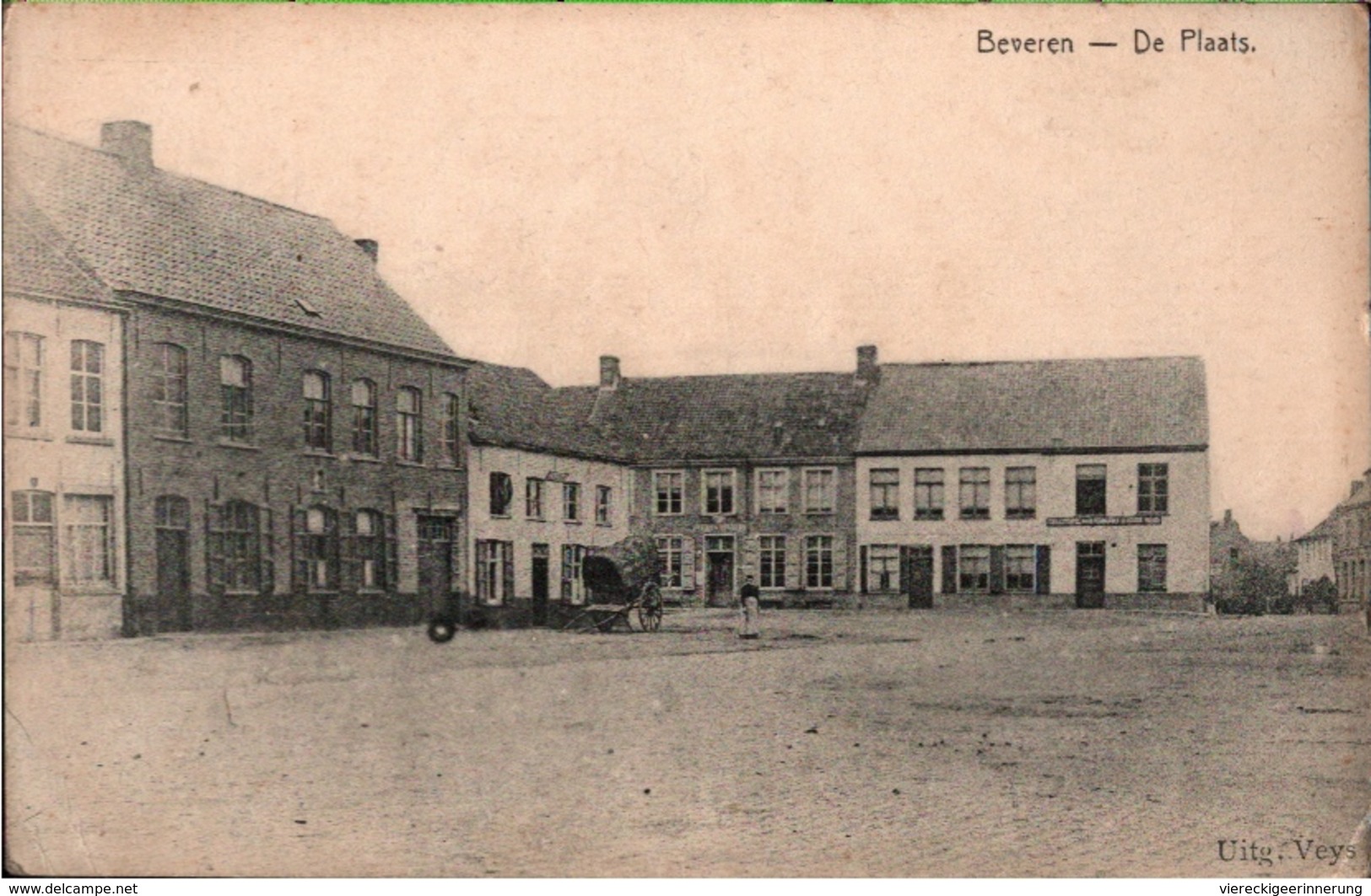 ! Ostflandern, Beveren, De Plaats, Belgien, 1916, Feldpost 9. Resevekorps, Nach Hamburg Altona - Beveren-Waas