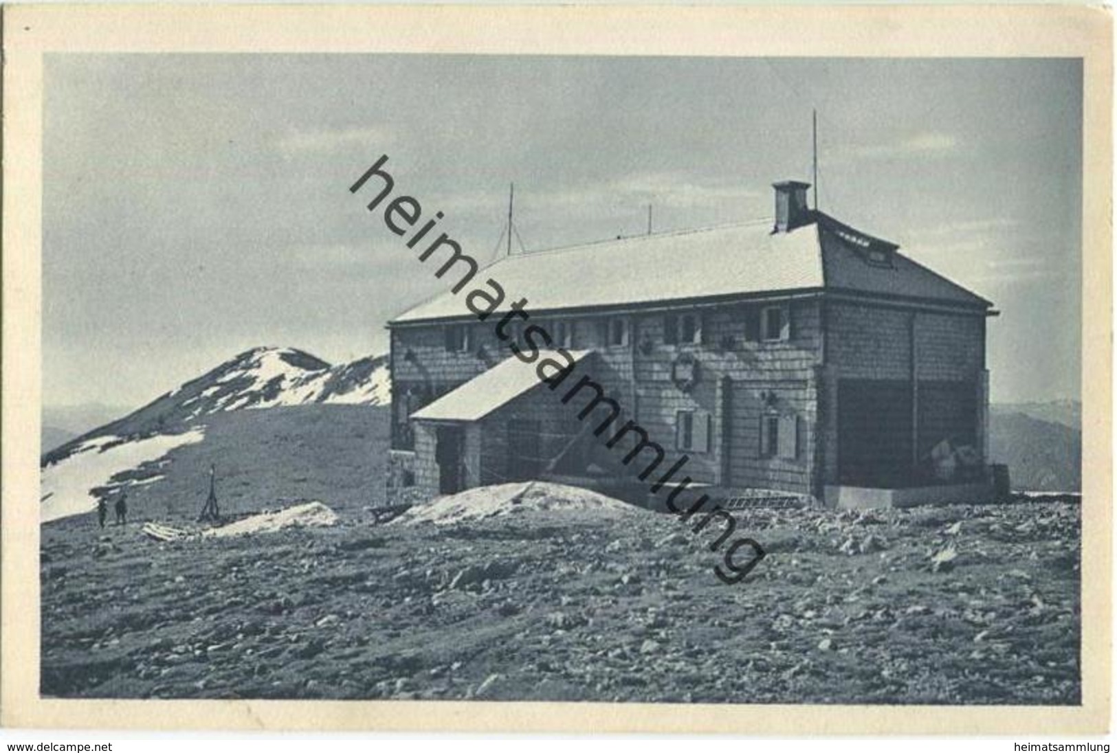 Fischerhütte Am Kaiserstein - Hochschneeberg 1929 - Schneeberggebiet