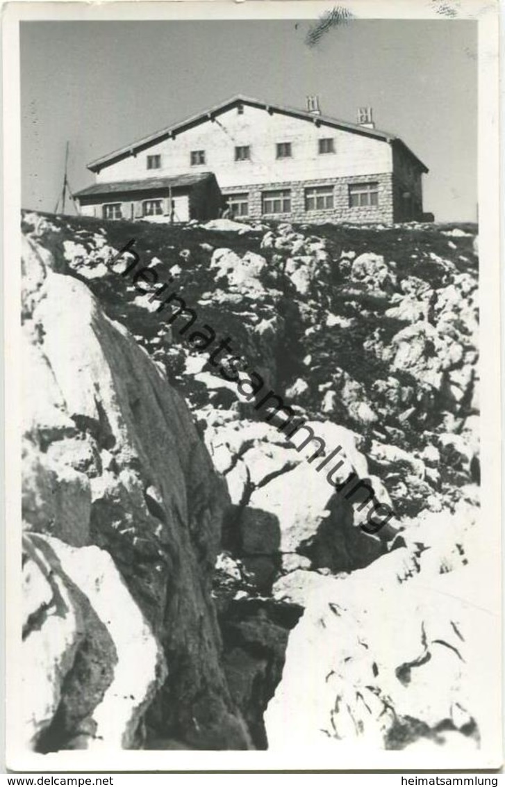 Schneeberg - Fischerhütte - Foto-AK - Schneeberggebiet