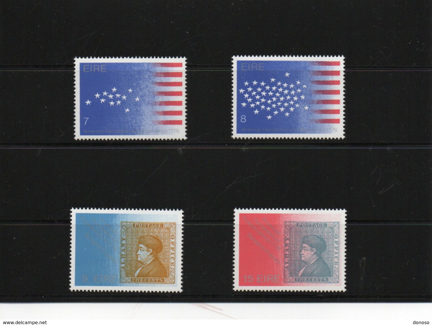 IRLANDE 1976 INDEPENDANCE USA Yvert 342-345  NEUF** MNH - Neufs