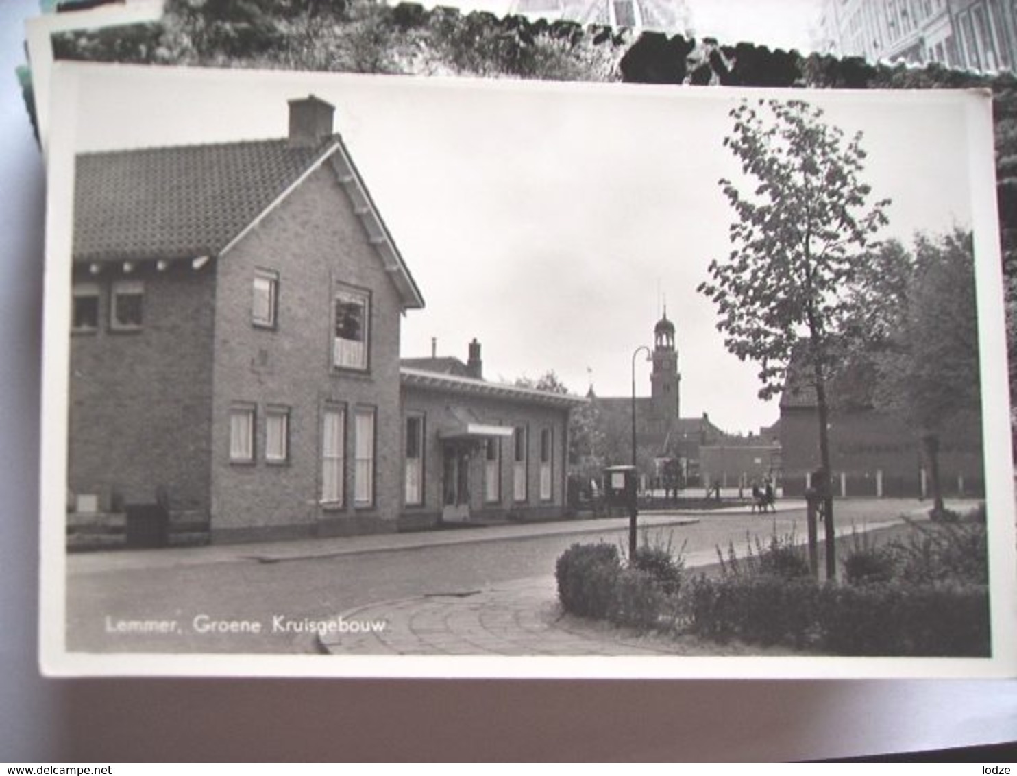 Nederland Holland Pays Bas Lemmer Met Groene Kruis Gebouw - Lemmer