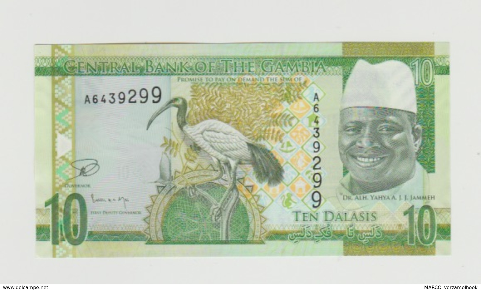 Banknote Central Bank Of The Gambia 10 Dalasis 2015 UNC - Gambia