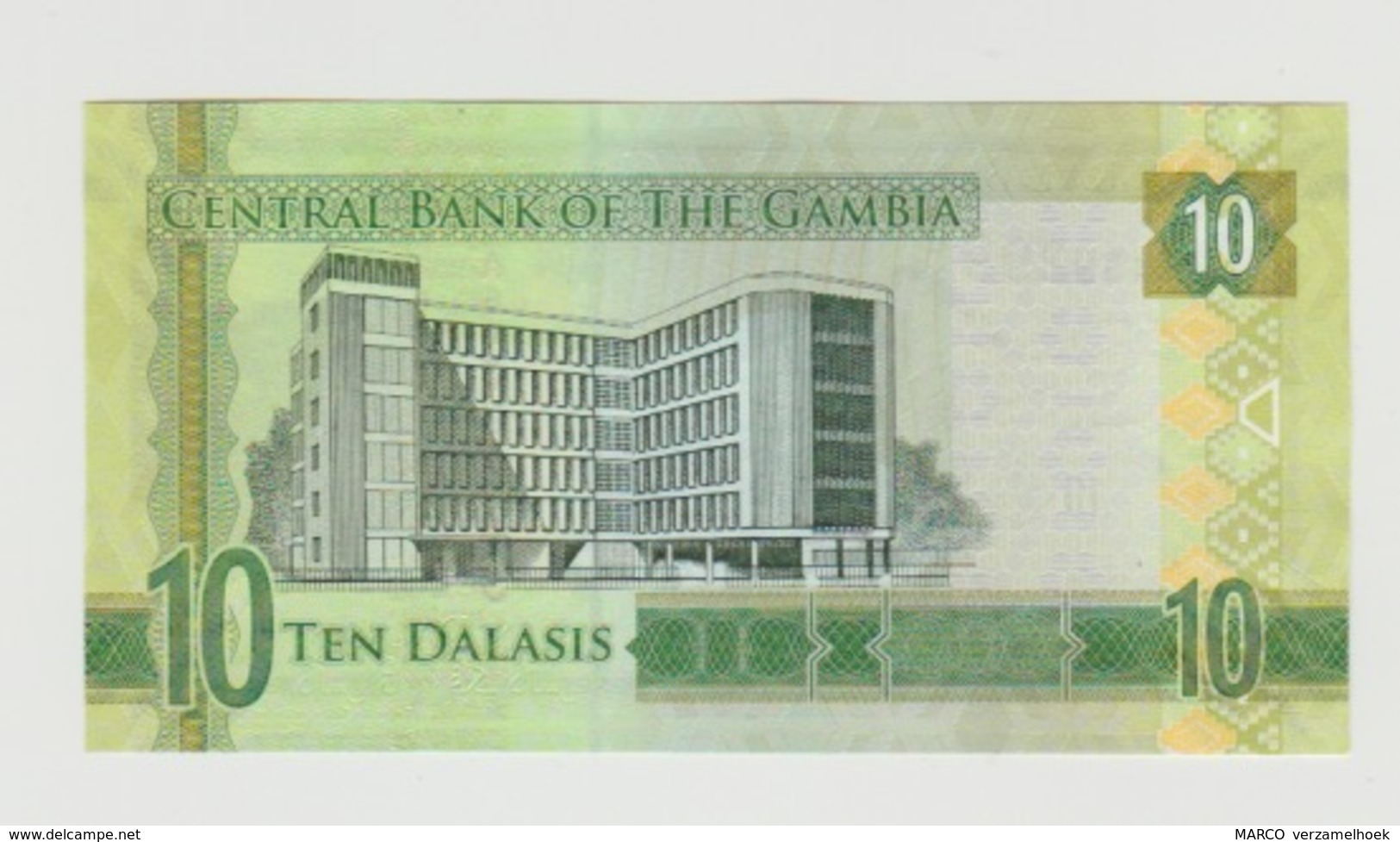 Banknote Central Bank Of The Gambia 10 Dalasis 2015 UNC - Gambie