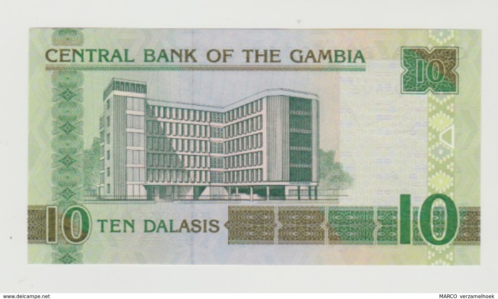 Banknote Central Bank Of The Gambia 10 Dalasis 2013 UNC - Gambia