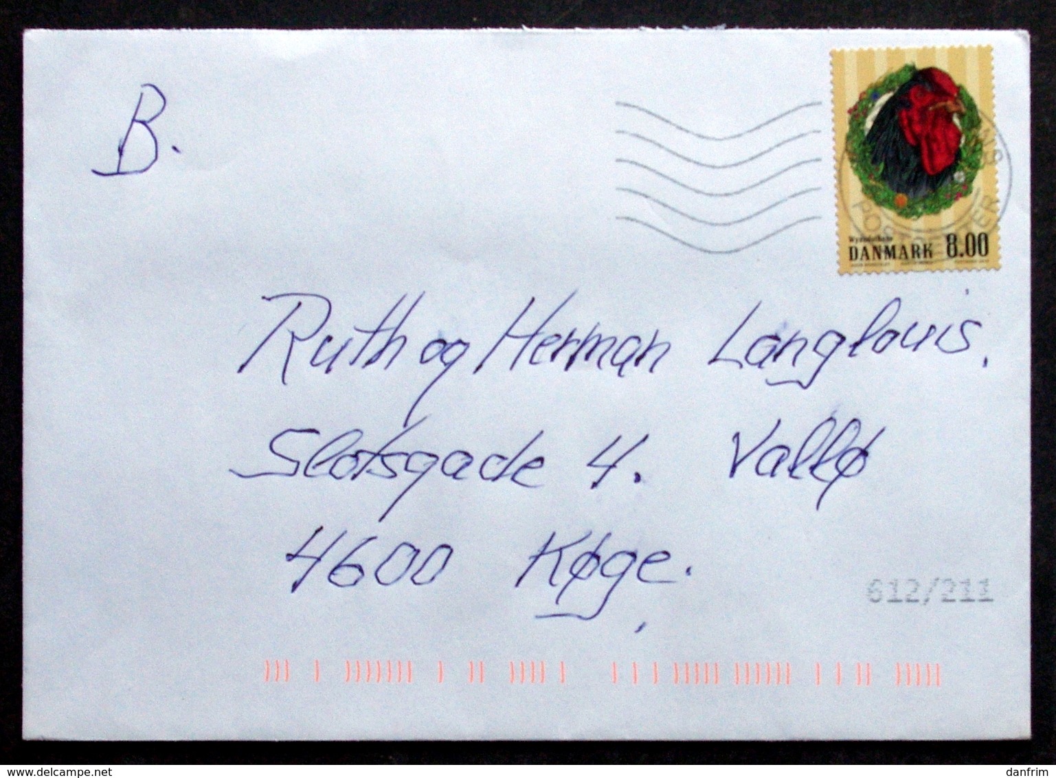 Denmark  2016 Letter  Minr.1870   ( Lot 2535 ) - Covers & Documents