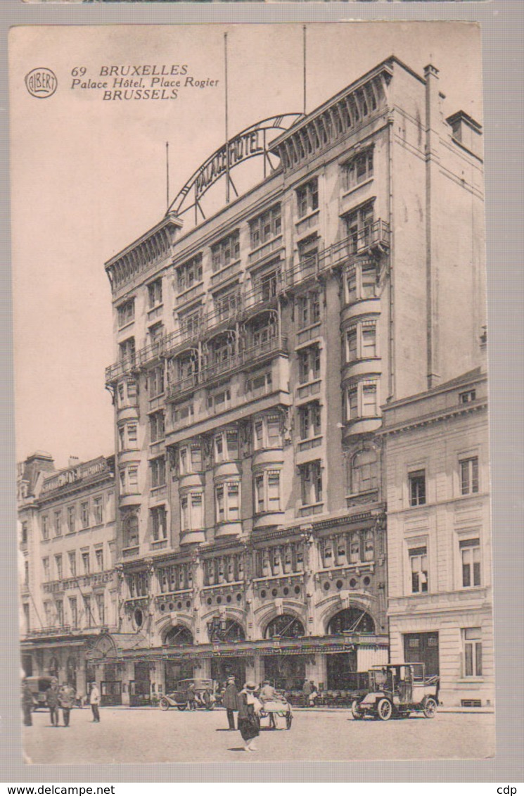 Cpa Bruxelles Palace Hotel   1931 - Cafés, Hôtels, Restaurants