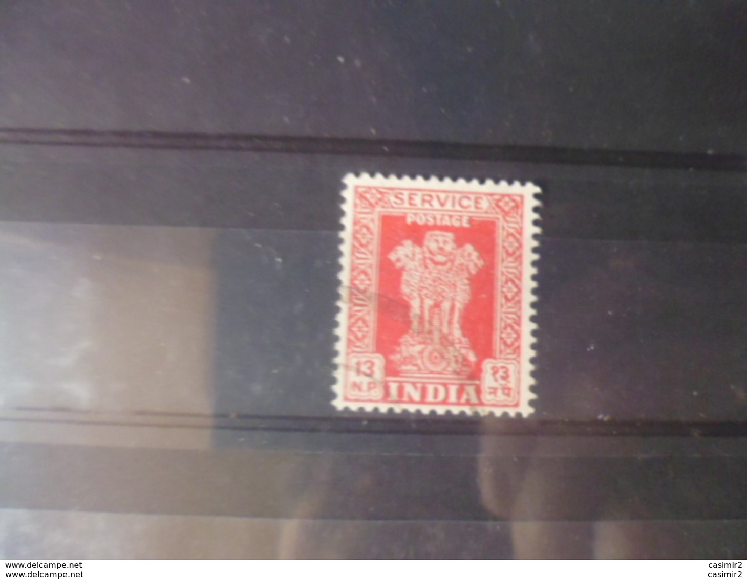 INDE YVERT N°27 B - Timbres De Service