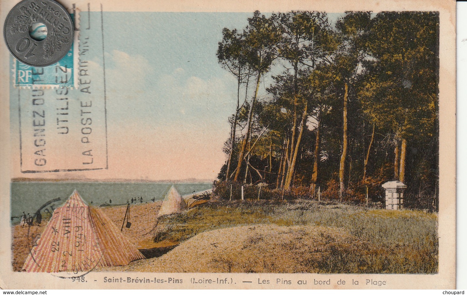 44 - Carte Postale Ancienne De SAINT BREVIN LES PINS  Les Pins Au Bord De La Plage - Saint-Brevin-les-Pins