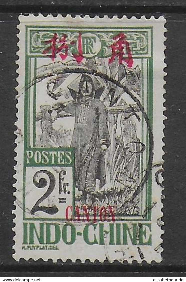 CHINE (CANTON) - YVERT N° 64 OBLITERE - COTE = 60 EUR. - Usati