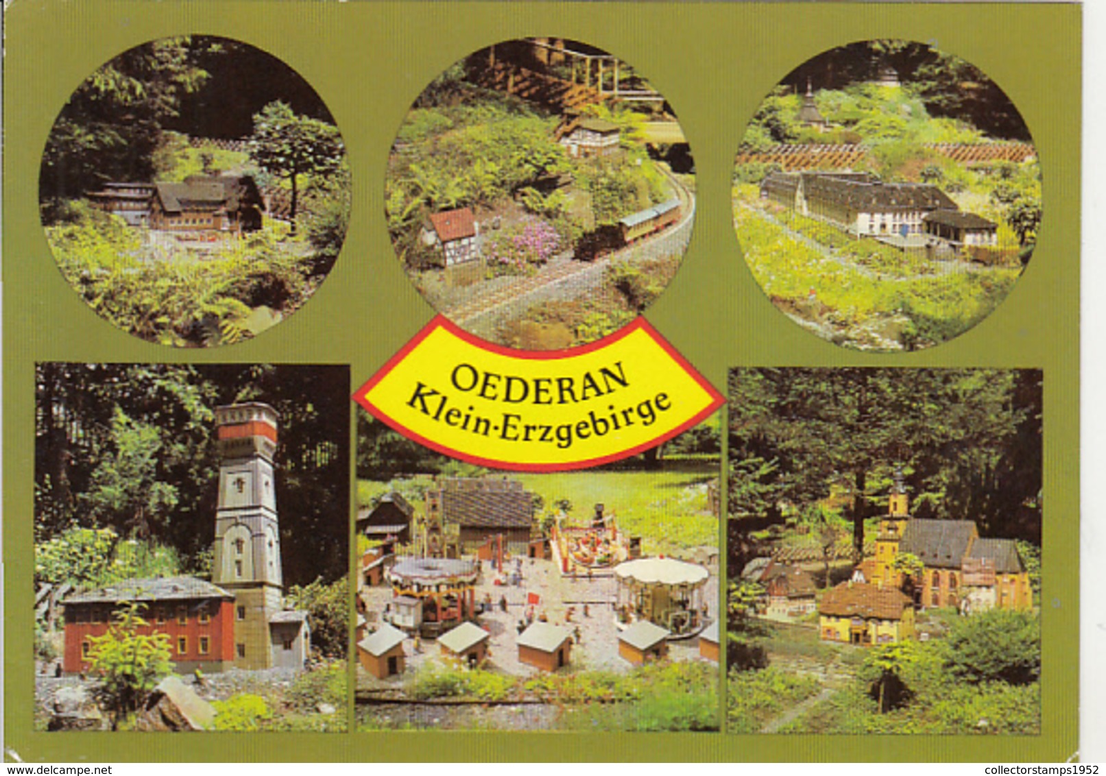 85674- OEDERAN- KLEIN ERZGEBIRGE MINIATURE PARK, TRAIN, BUILDINGS, AMUSEMENT PARK - Oederan