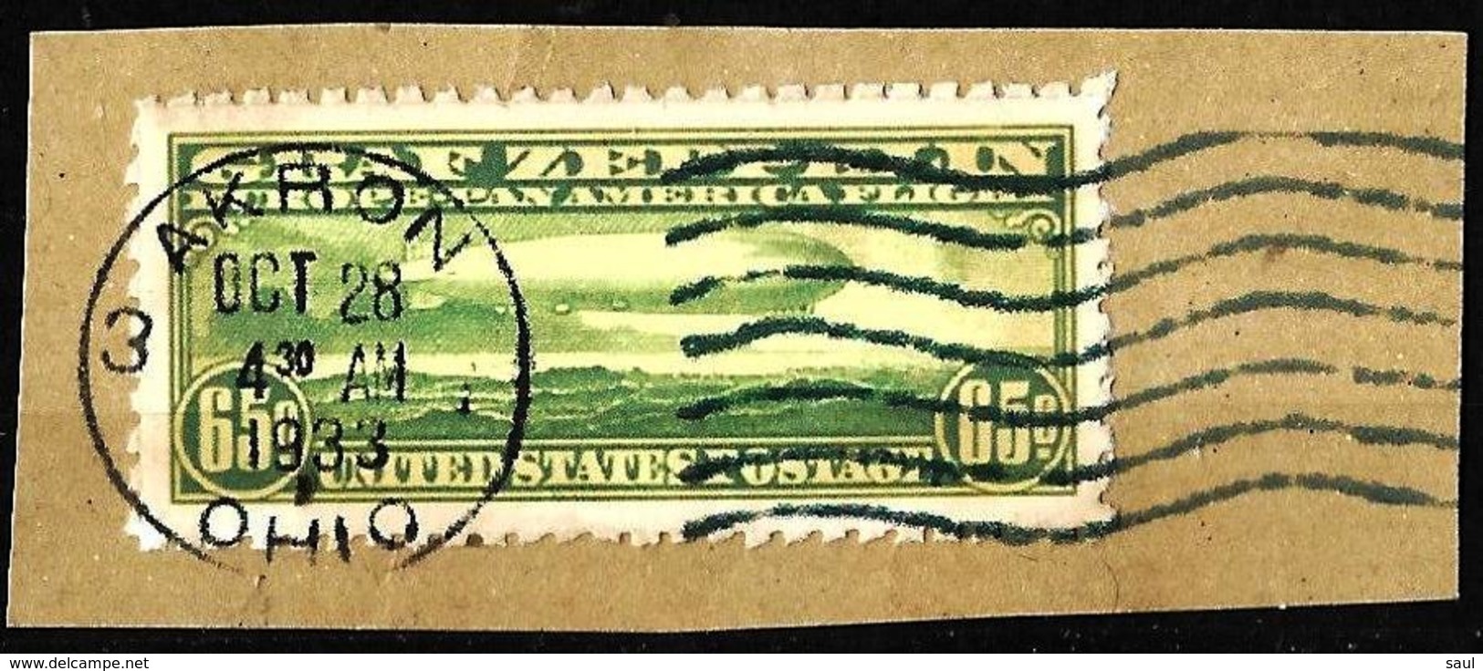 538 - USA - 1930 - AIR MAIL - ZEPPELIN - FORGERY - FAUX - FAKE - FALSE - FALSCH - Altri & Non Classificati