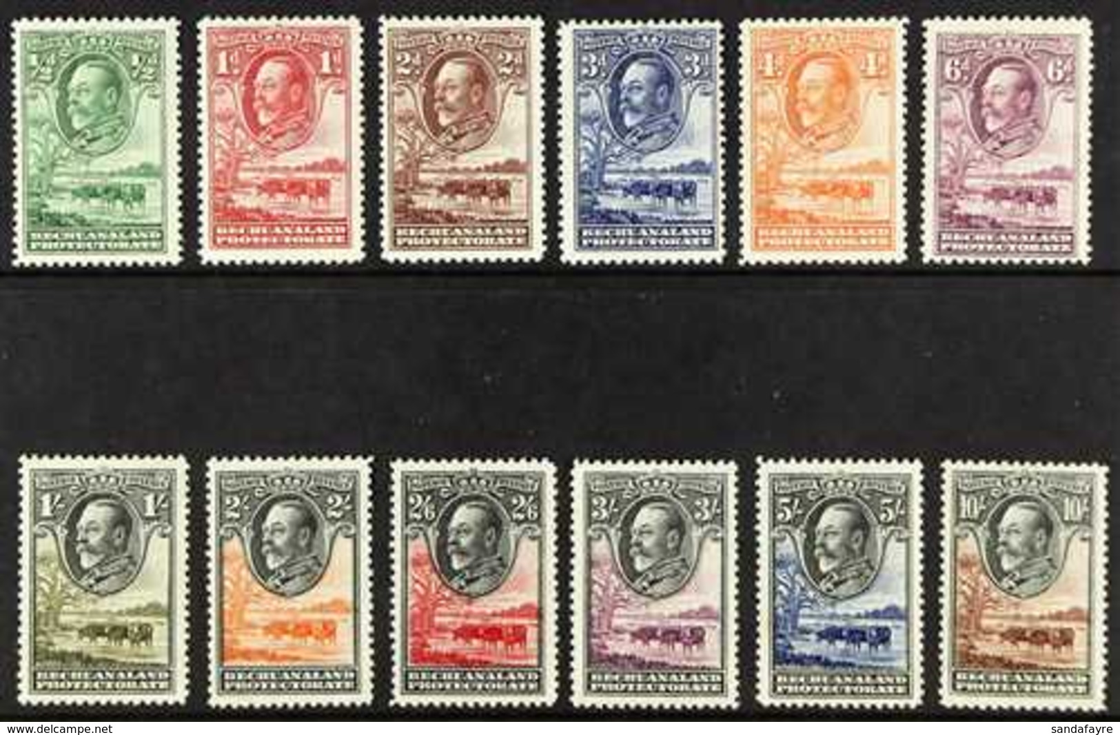 1932 Baobab Tree And Cattle Complete Set, SG 99/110, Very Fine Mint, Fresh & Attractive. (12 Stamps) For More Images, Pl - Other & Unclassified