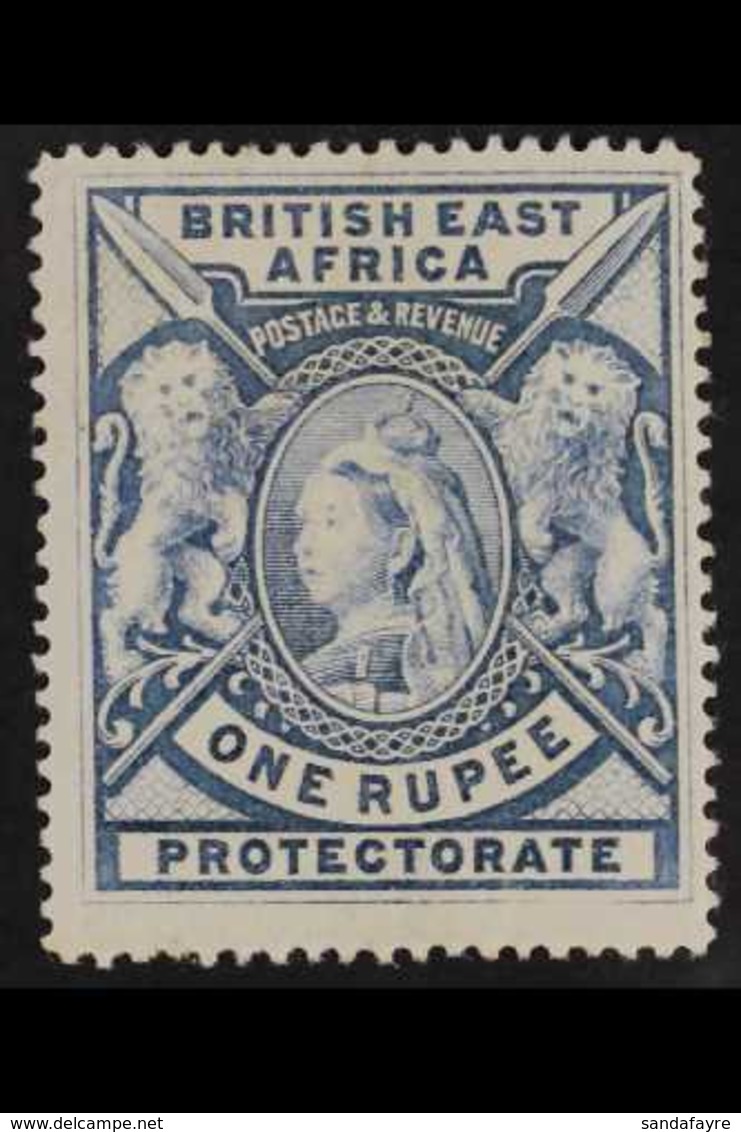 1897 1r. Grey-blue, SG 92, Fine Mint. For More Images, Please Visit Http://www.sandafayre.com/itemdetails.aspx?s=649111 - British East Africa