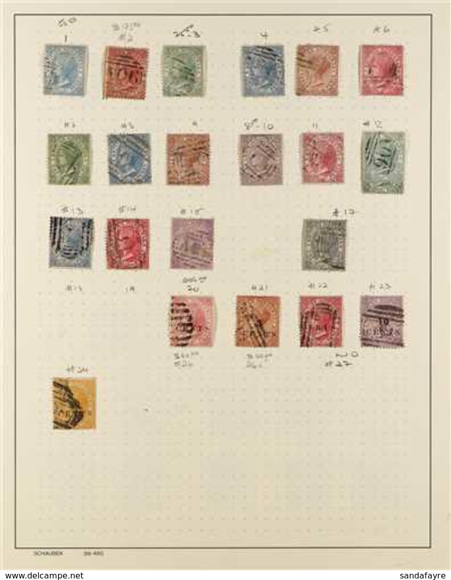 1865 - 1953 EXTENSIVE FINE USED COLLECTION Written Up On Album Pages With Many Complete Sets And Better Items Including  - British Honduras (...-1970)