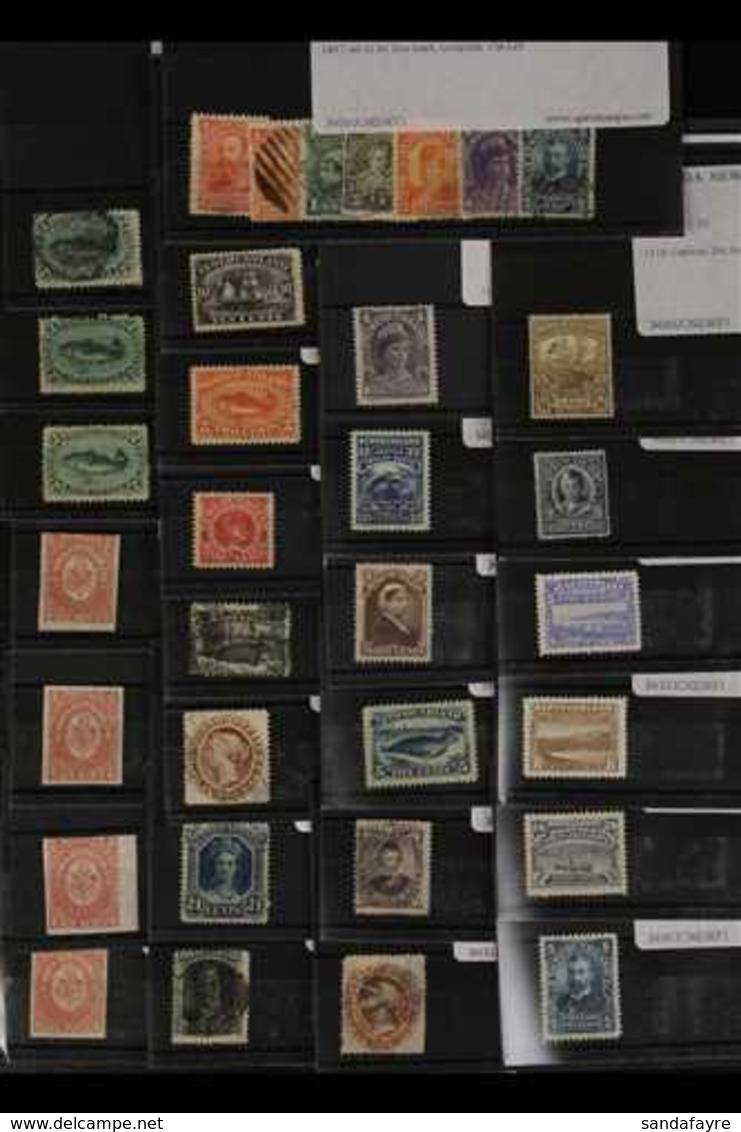 1862-1941 MINT & USED ACCUMULATION With Some Duplication On Stock Cards, Includes 1862-64 6d (x4, All Four Margins) Mint - Other & Unclassified