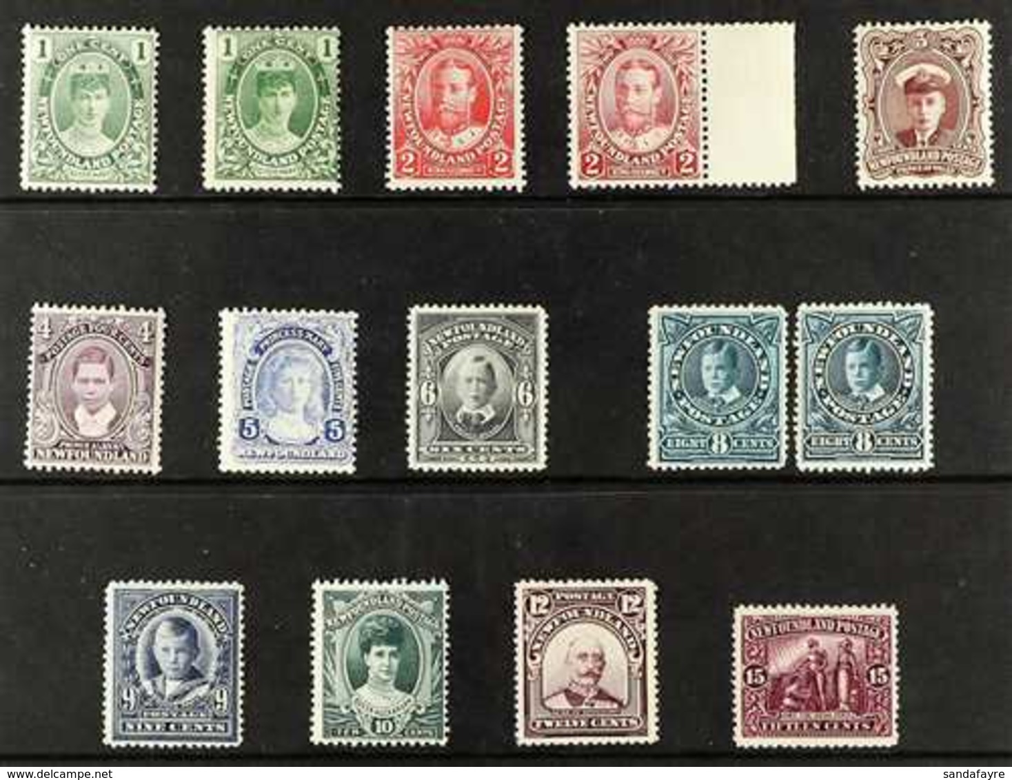 1911-16 Coronation Complete Set (SG 117/27), Including All The SG Listed Additional Shades (1c, 2c And 8c, SG 117a, 118a - Other & Unclassified