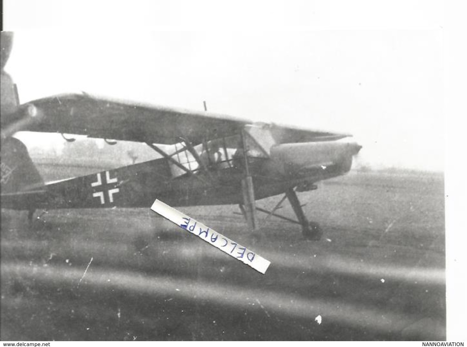 PHOTO AVION MESSERSCHMITT FIESELER 156 11X17CM - Aviation